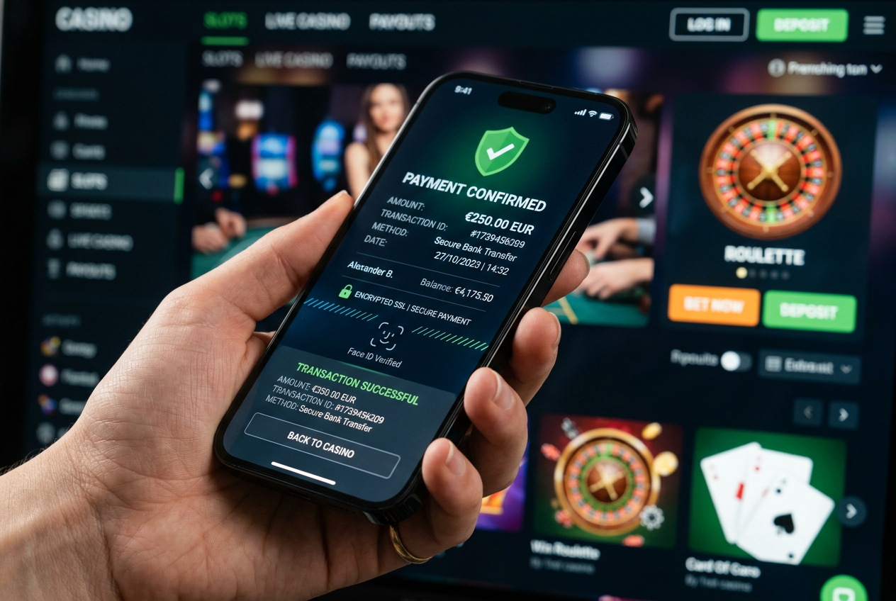 Bezpečná platební brána a fintech aplikace pro kasinové platby