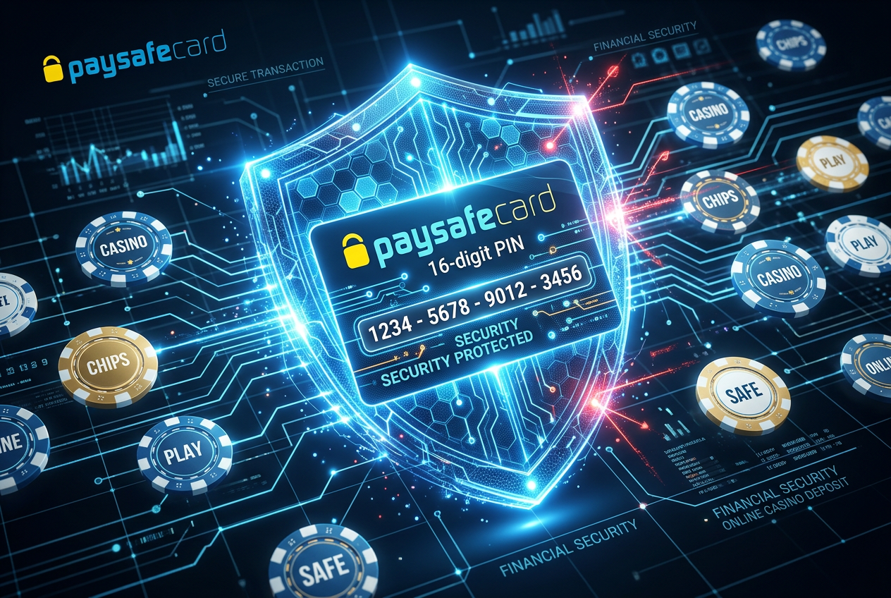 Bezpečný vklad přes Paysafecard s digitálním štítem